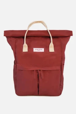 Kind Bag London Burgundy Hackney Medium Backpack- Bags