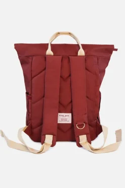 Kind Bag London Burgundy Hackney Medium Backpack- Bags