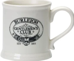Burleigh Old Fashioned Mustache Mug- Blues
