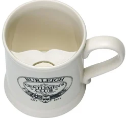 Burleigh Old Fashioned Mustache Mug- Blues