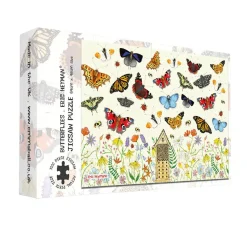 Emma Ball Butterflies 1000 Piece Jigsaw Puzzle- Puzzles