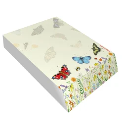 Emma Ball Butterflies Slant Pad- Stationery