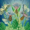 Madame Treacle Butterfly Garden Birthday Greetings Card- Greeting Cards
