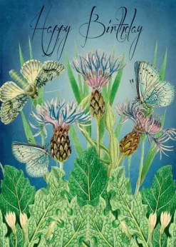 Madame Treacle Butterfly Garden Birthday Greetings Card- Greeting Cards