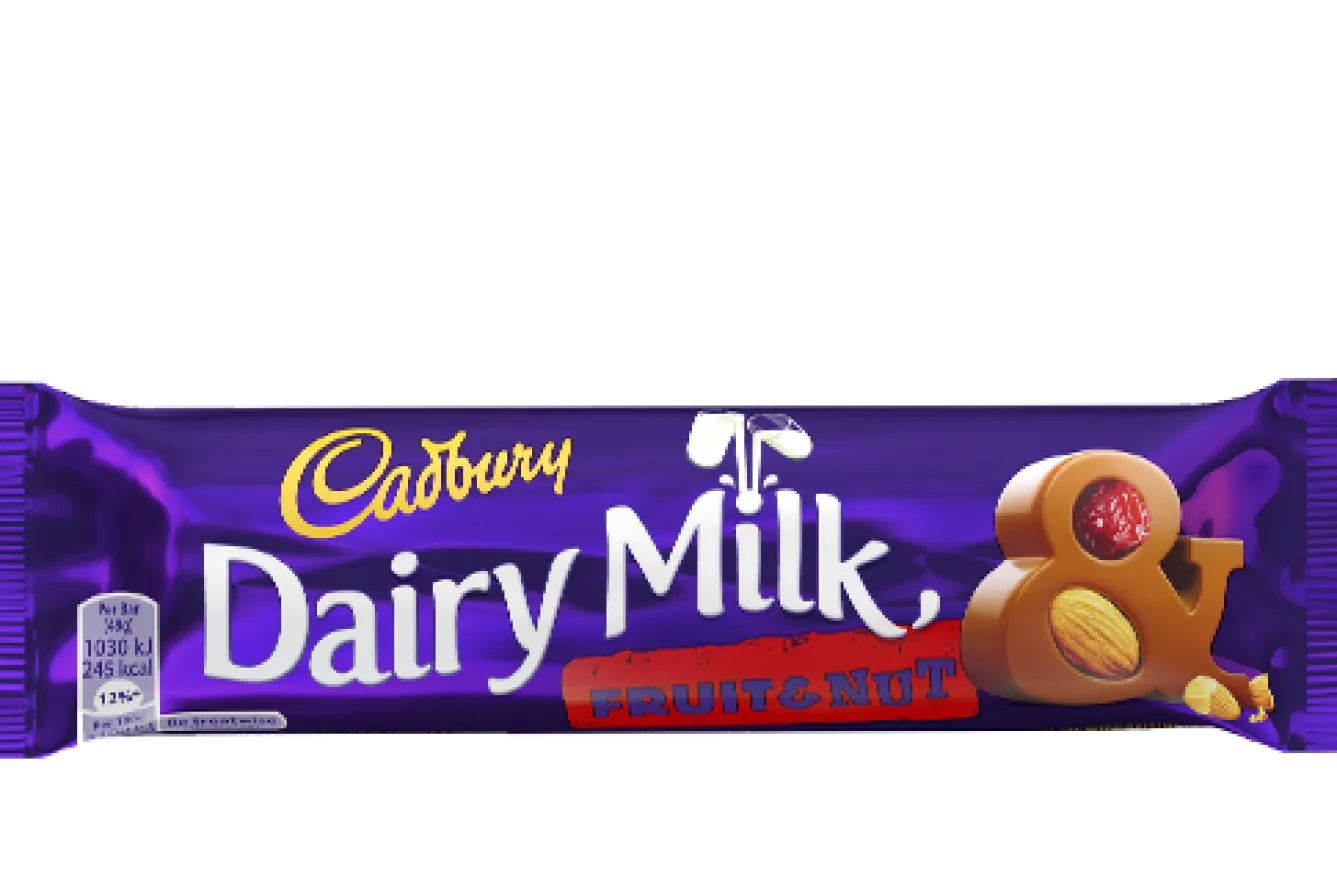 Cadbury Dairy Milk Fruit & Nut 49g- Tea|Chocolate