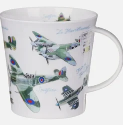 Dunoon Cairngorm Classic Collection Planes Mug- Father's Day|Informative