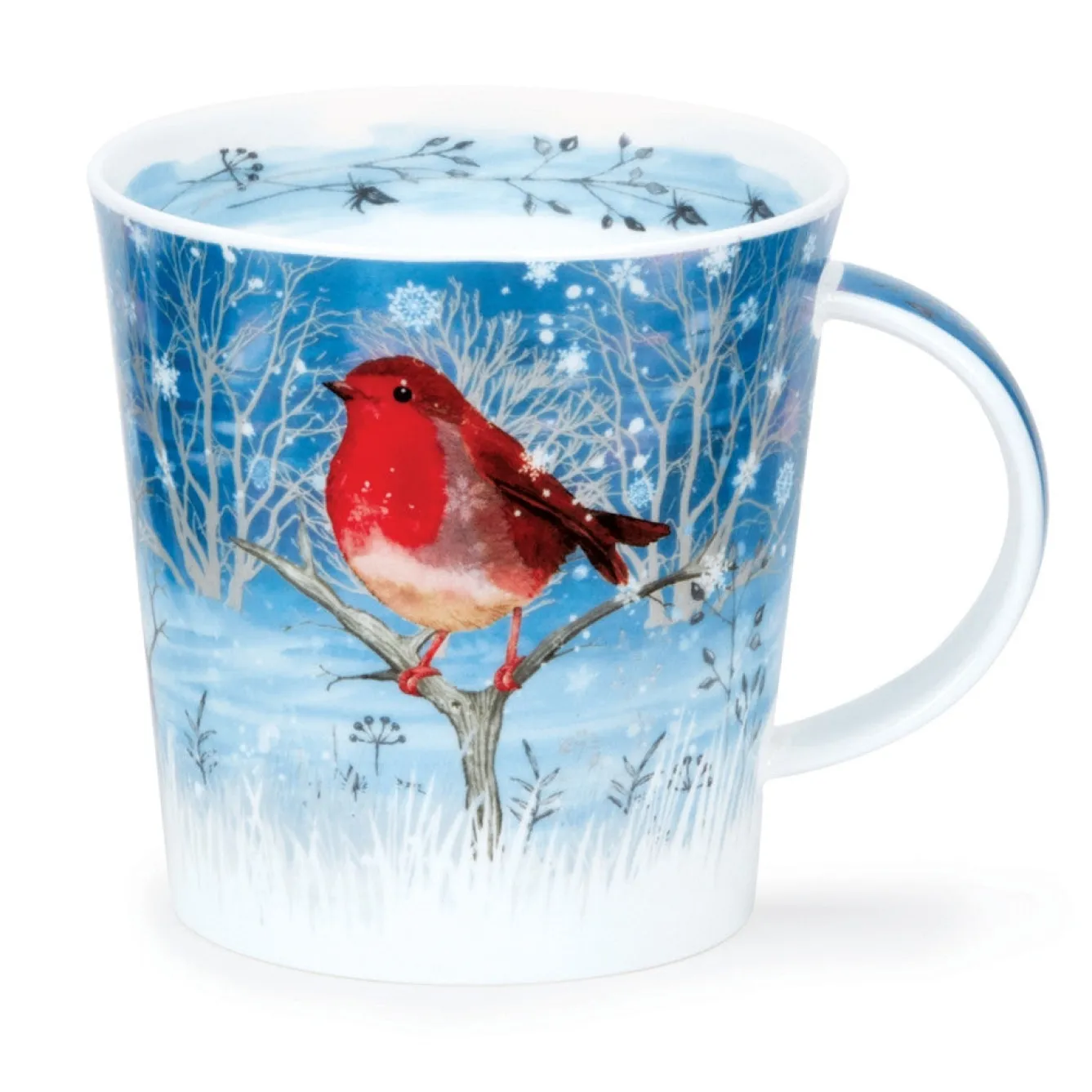 Dunoon Cairngorm Moonlight Robin Mug- Christmas|Christmas