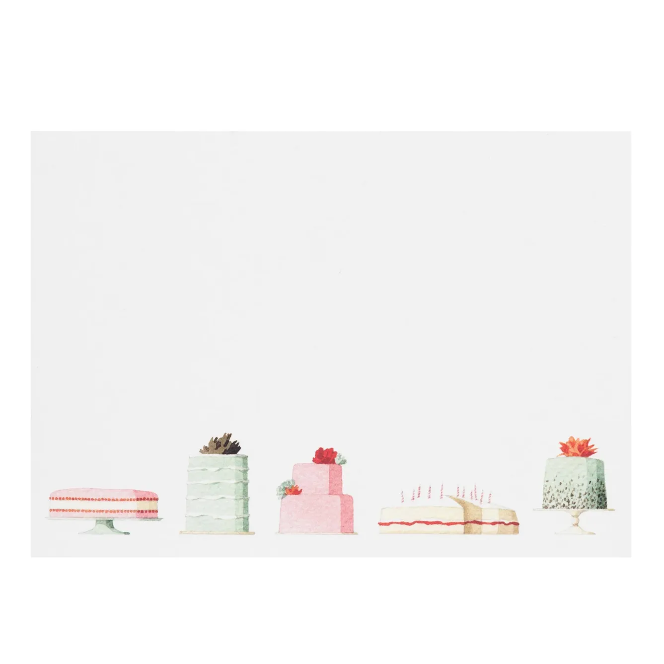 Laura Stoddart Cakes Flat Notes Set- Stationery