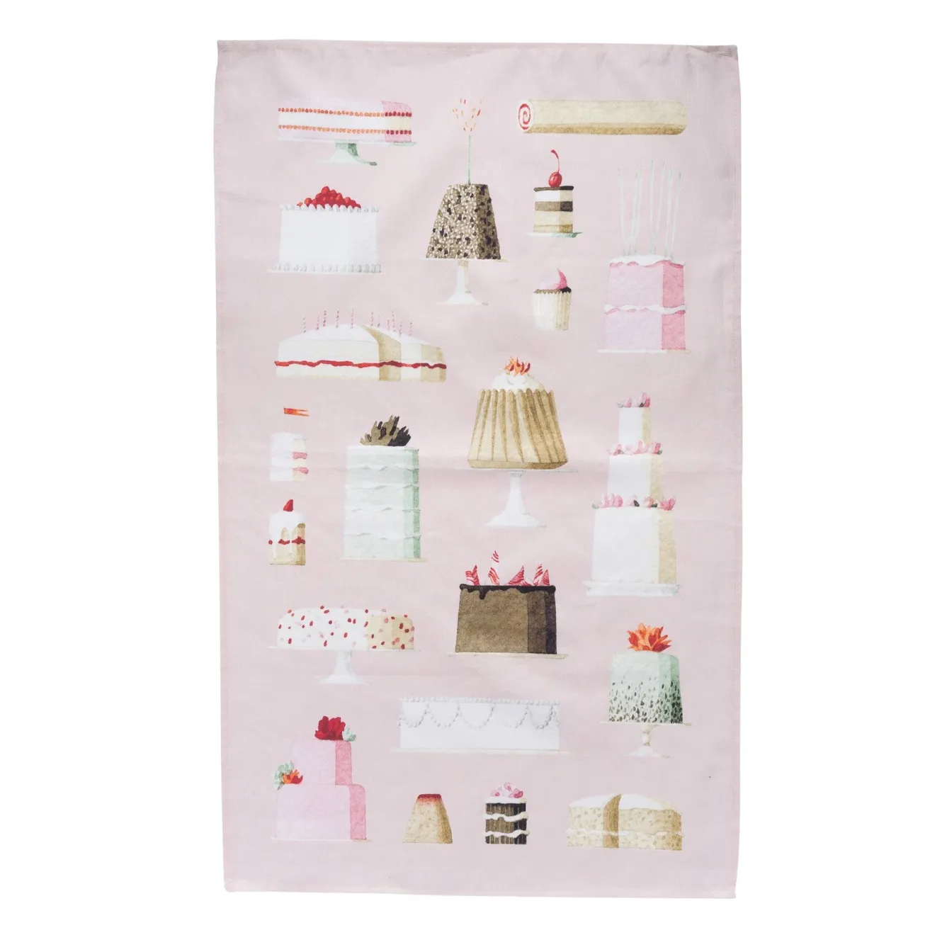Laura Stoddart Cakes Tea Towel- Tea|Tea Towels