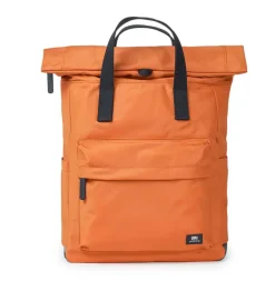 Ori London Canfield B Black Label Burnt Orange Recycled Nylon Backpack - Medium- Bags