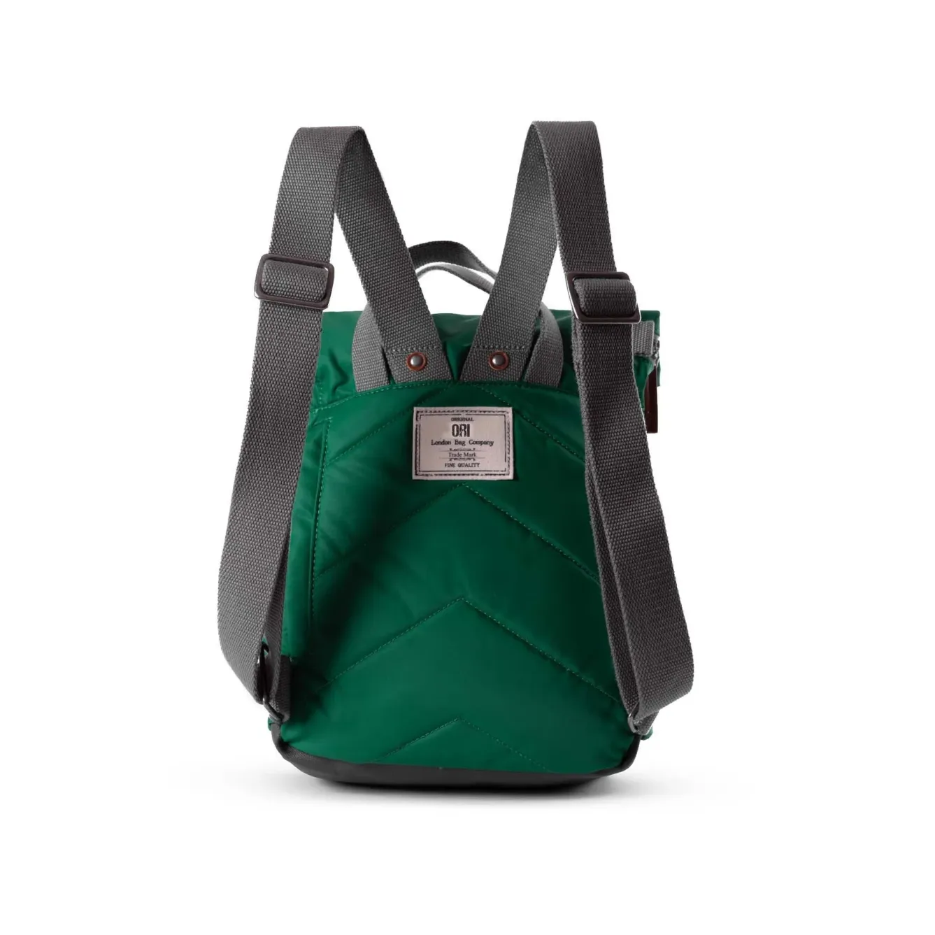 Ori London Canfield B Emerald Recycled Nylon Backpack - Small- Bags
