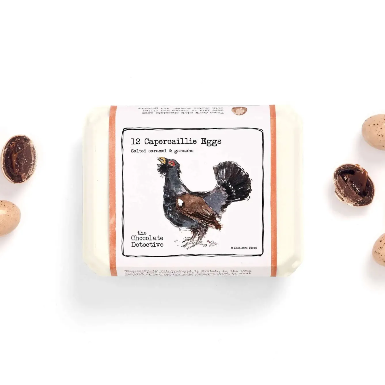 The Chocolate Detective 12 Capercaillie Eggs by- Easter|Chocolate
