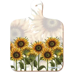 Emma Ball Caroline Cleave Sunflowers Mini Chopping Board- Kitchenware|Chopping Boards