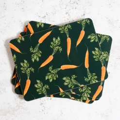 Corinne Alexander Carrot Coaster Set by- Coasters
