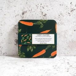 Corinne Alexander Carrot Coaster Set by- Coasters