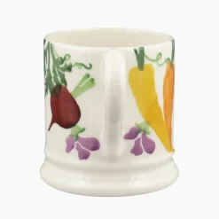 Emma Bridgewater Carrots and Beets 1/2 Pint Mug- Flowers & Garden