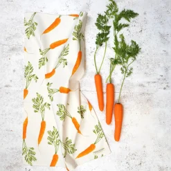 Corinne Alexander Carrot Tea Towel by- British Store Cupboard|Tea