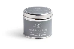 Marmalade of London Cashmere & Cocoa Medium Tin Candle- Home Fragrance