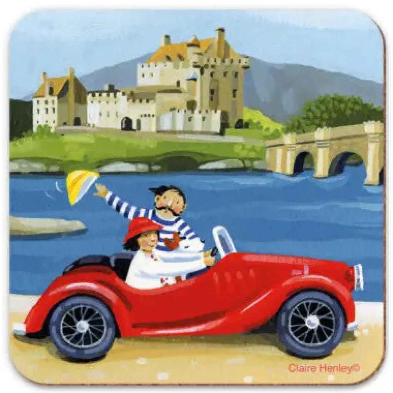 Emma Ball Castle Adventures Coaster- Tea|Coasters
