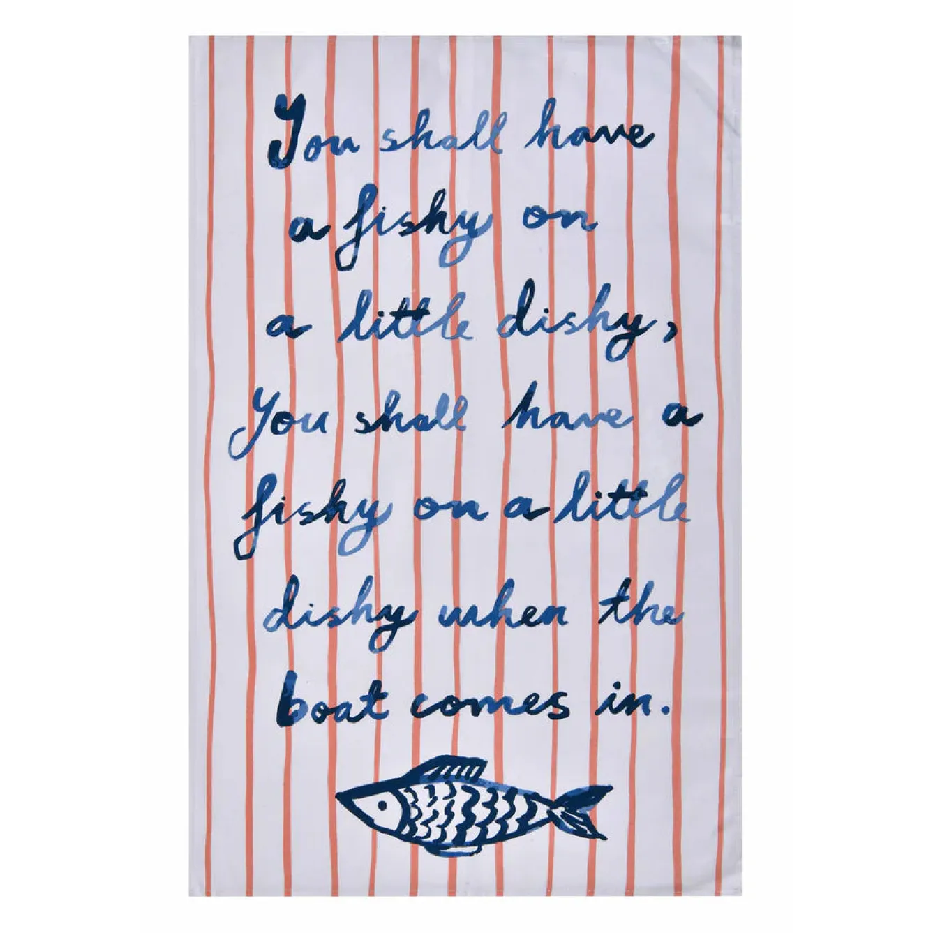 Ulster Weavers Catch of the Day Stripe Cotton Tea Towel- Tea|Tea Towels