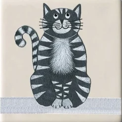 Moorland Pottery Cat Coaster by- Tea|Coasters