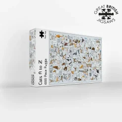 GB Jigsaws Ltd Cats A-Z 1000 Piece Jigsaw Puzzle- Puzzles