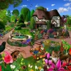 All Jigsaw Puzzles Cats in a Cottage Garden 500 Piece Jigsaw Puzzle- Puzzles|Children