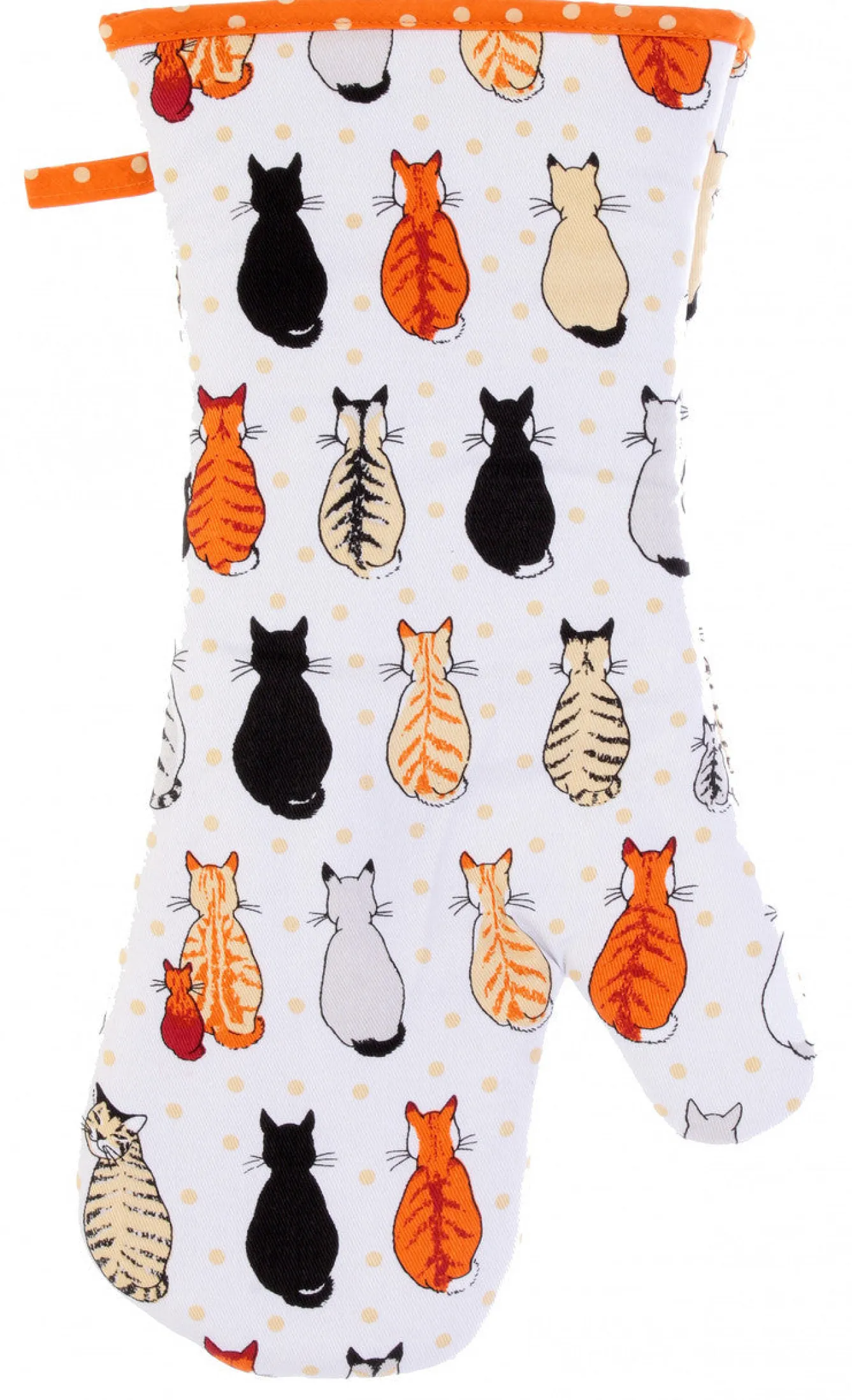 Ulster Weavers Cats in Waiting Gauntlet- Oven Gloves/Mitts