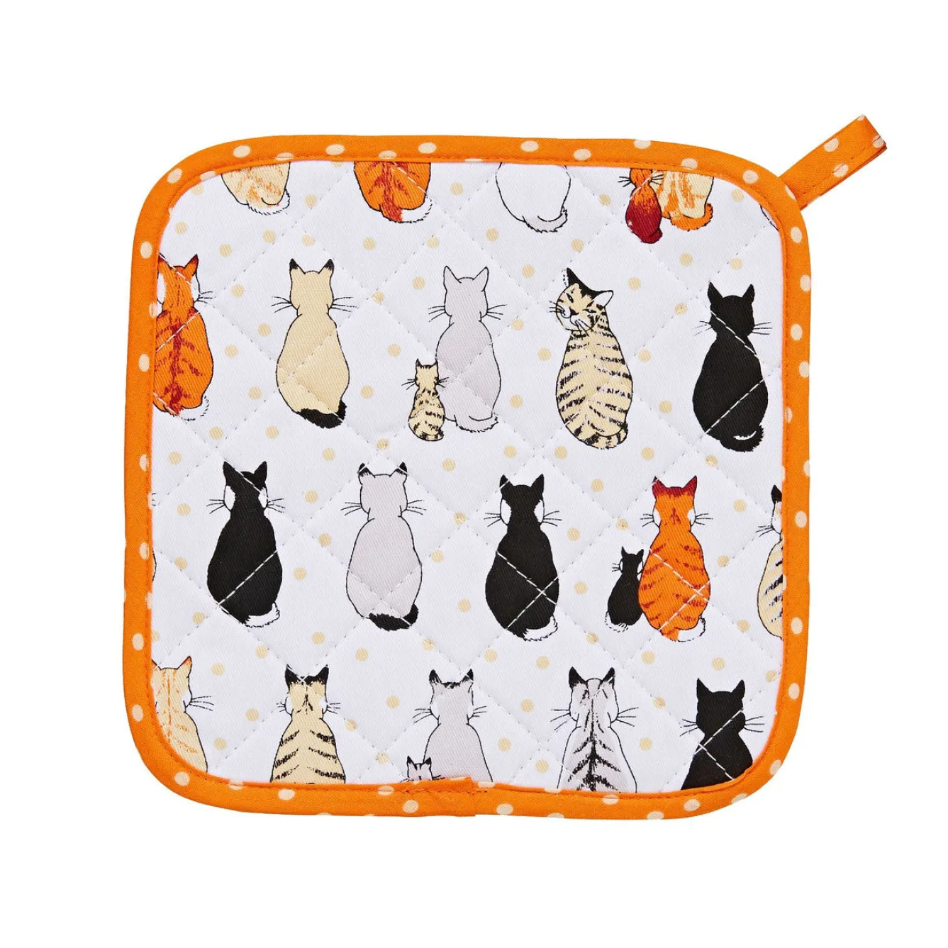 Ulster Weavers Cats In Waiting Pot Mat- Pot Grabs