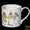 Two Bad Mice Cat Walk Mug- Tea|Whimsical
