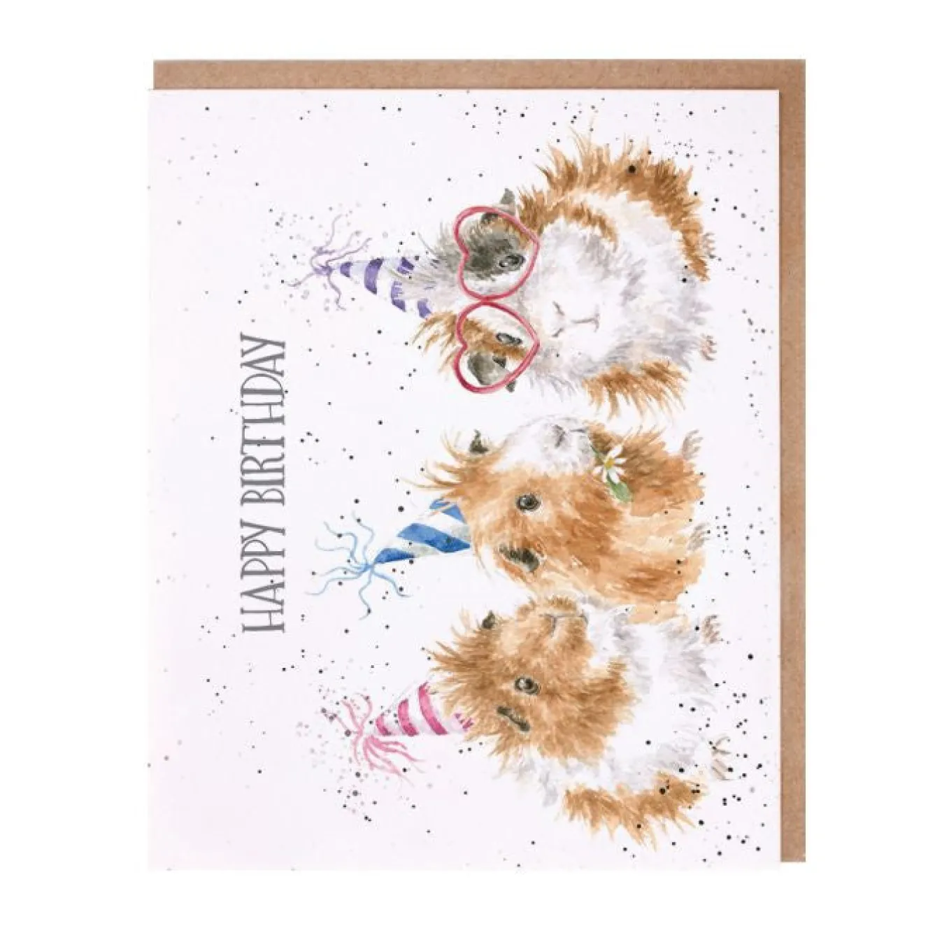 Wrendale Designs 'Celebrate in Style' Guinea Pig Birthday Card- Greeting Cards|Children