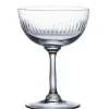 The Vintage List Champagne Saucer with Spears Design by- Glassware