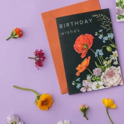 Catherine Lewis Champ de Fleur - Birthday Wishes Card- Greeting Cards