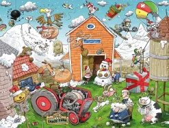 All Jigsaw Puzzles Chaos at Christmas 4 x 500 Piece Jigsaw Puzzles- Puzzles|Children