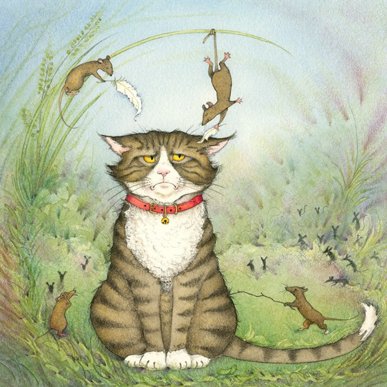 Moongazer Cards Cheeky Wee Mice Greeting Card- Greeting Cards