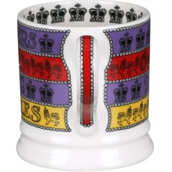 Emma Bridgewater 3 Cheers for King Charles III 1 Pint Mug- Royal