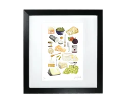 Corinne Alexander Cheese Board Print by- Art