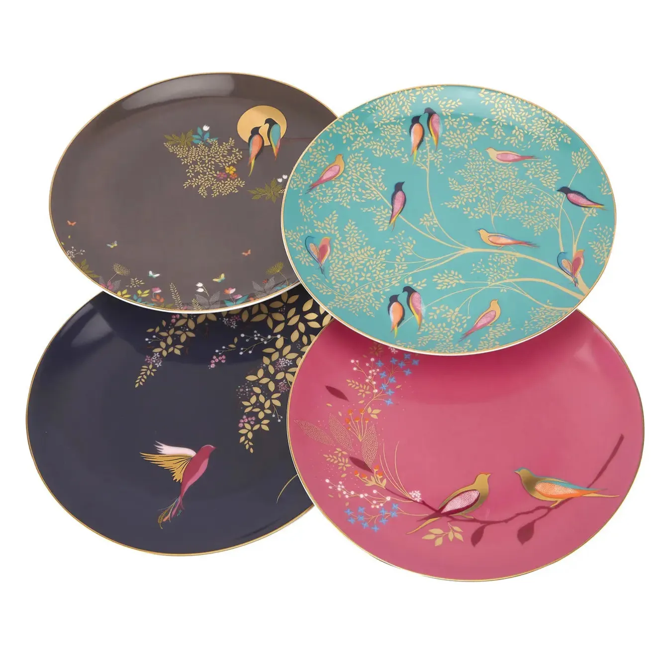 Sara Miller London Chelsea Collection Plates - Set of 4- Plates