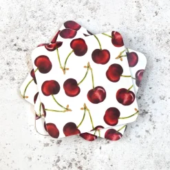 Corinne Alexander Cherry Coaster Set by- Coasters