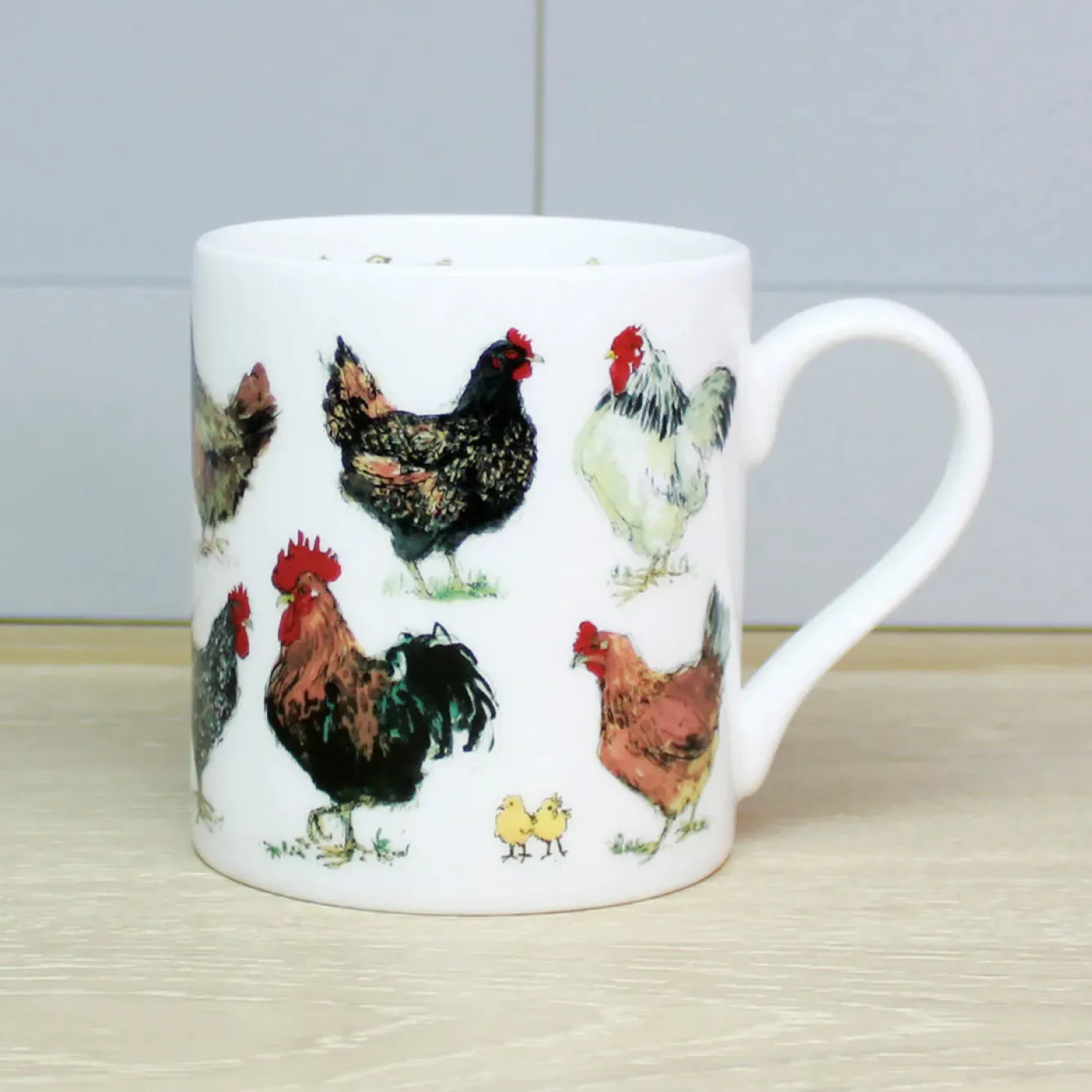 Mclaggan Smith Chicken and Egg Bone China Mug- Tea|Whimsical