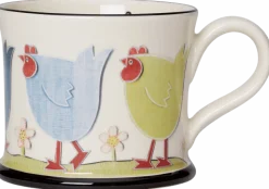 Moorland Pottery Chicken Run Mug by- Pets|Pets