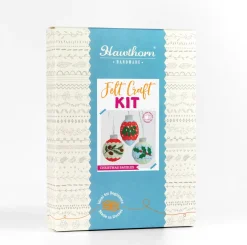 Hawthorn Handmade Christmas Baubles Felt Craft Kit- Crafts|Children