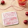 Victoria Eggs Christmas Dinner Coaster- Coasters
