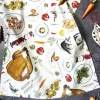 Corinne Alexander Christmas Dinner Tea Towel by- Christmas|Tea