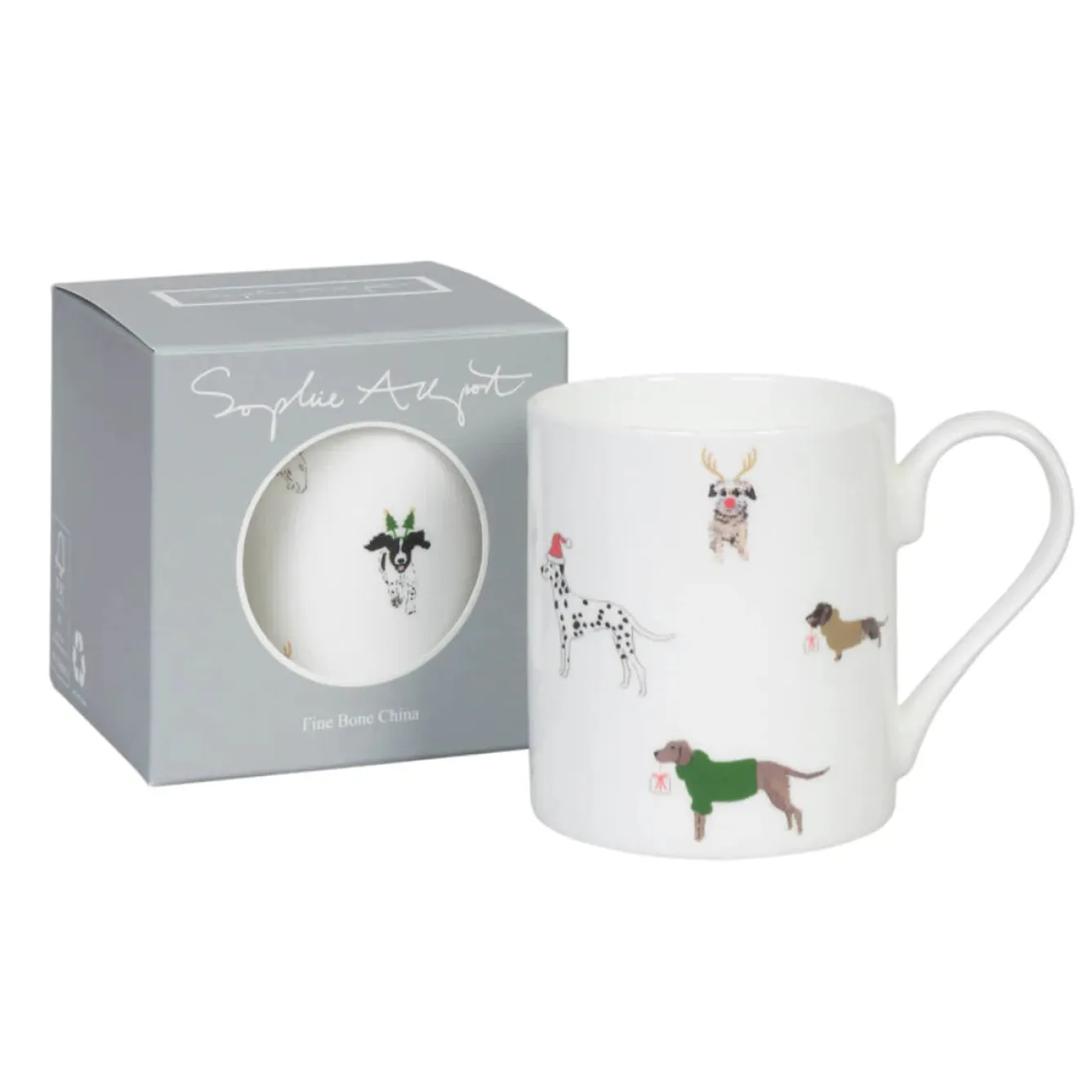 Sophie Allport Christmas Dogs Mug- Christmas|Tea