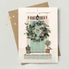 Stephanie Davies Christmas Door Wreath Greeting Card- Greeting Cards