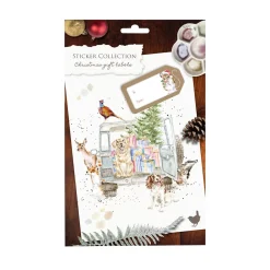Wrendale Designs Christmas Gift Label Stickers- Stationery