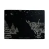 Selbrae Christmas Highland Cow Slate Cheese Board- Serving Plates & Boards