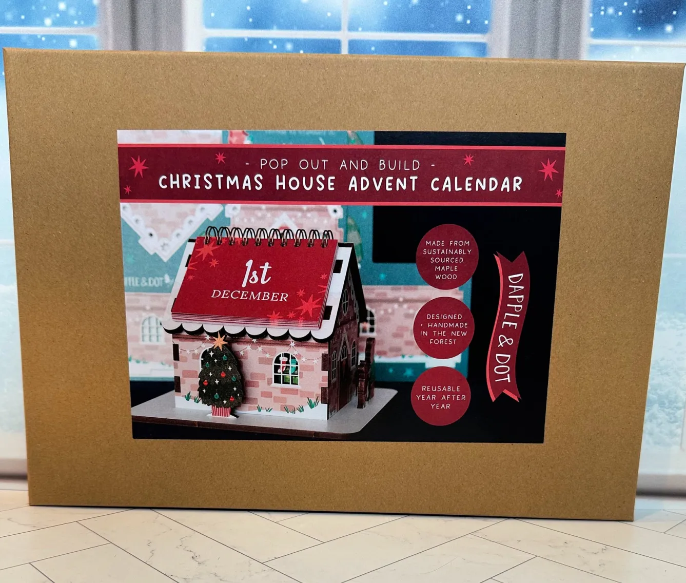 Dapple & Dot Christmas House Pop Out and Build Advent Calendar- Christmas|Advent