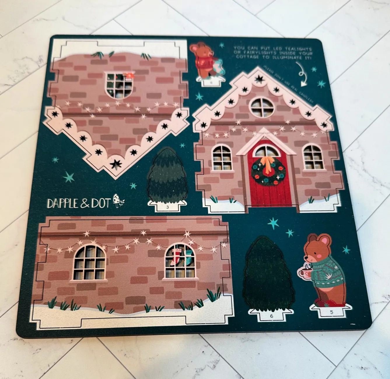 Dapple & Dot Christmas House Pop Out and Build Advent Calendar- Christmas|Advent